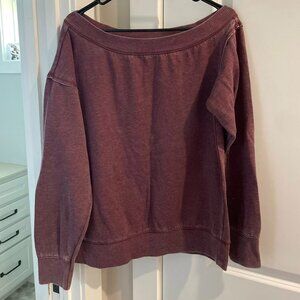Off the Shoulder Sweatshirt